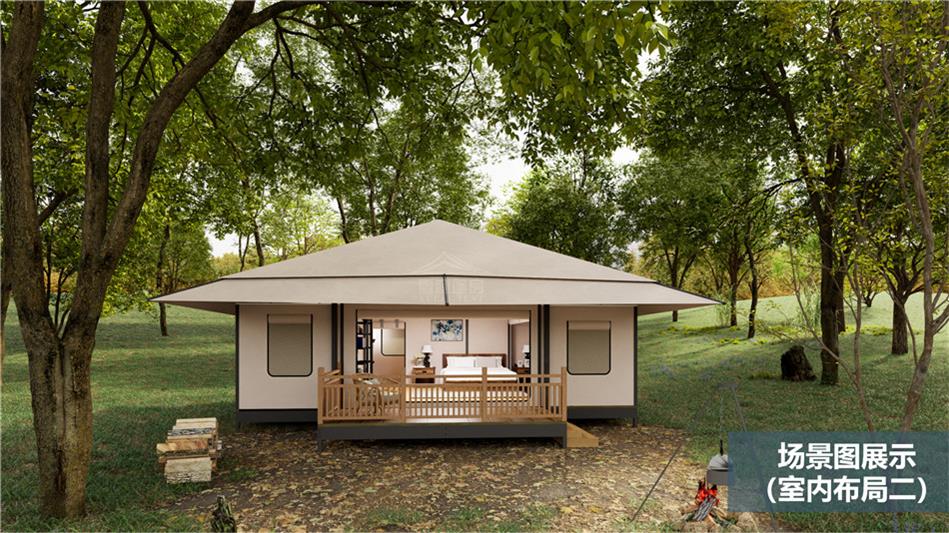 沿河户外酒店帐篷