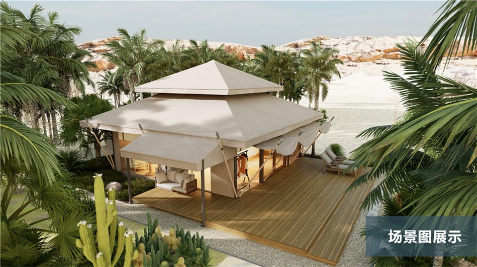 沿河野奢帐篷露营